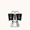 Bialetti Mini Express Induktion Set, Espressokocher + 2 Becher