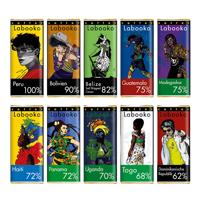 Zotter Variation "Dunkle Schokoladen" Bio - Kaffeehimmel Bio-Manufaktur