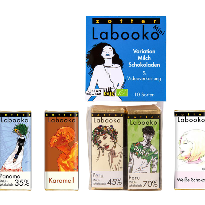 Zotter Variation "Milchschokoladen" Bio - Kaffeehimmel Bio-Manufaktur