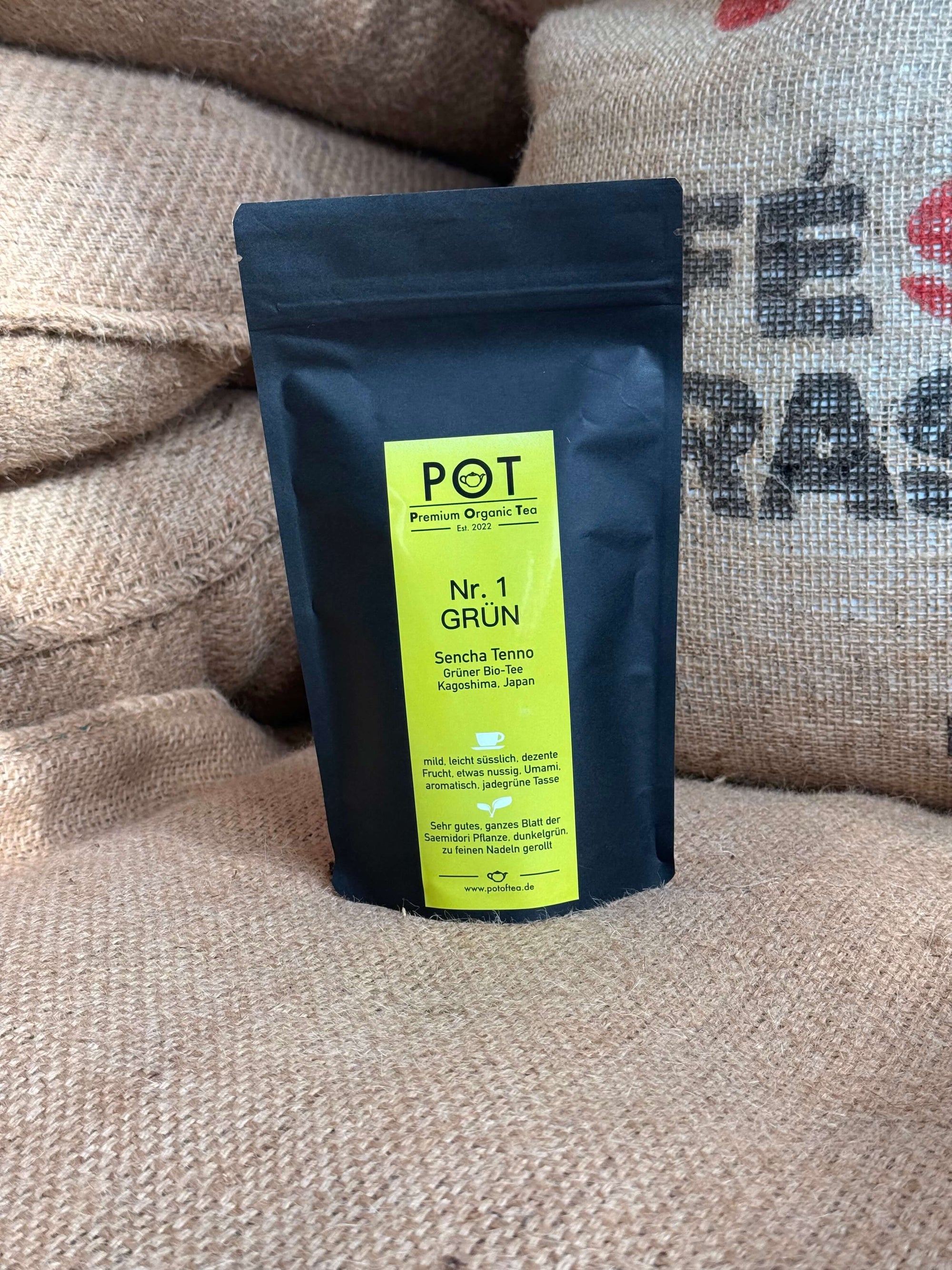 "Sencha Tenno" Bio-Tee Nr.1 grün 100g - Kaffeehimmel Bio-Manufaktur