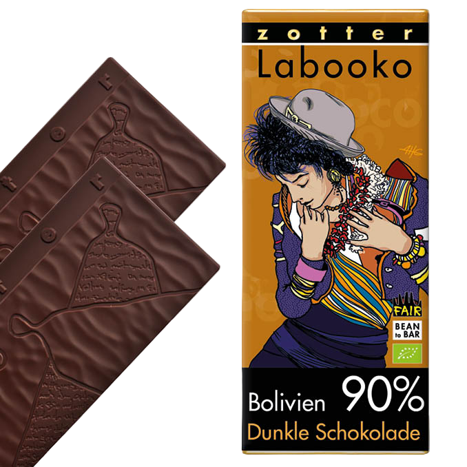 Zotter "Labooko Bolivien 90%" Bio - Kaffeehimmel Bio-Manufaktur