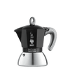 Bialetti Moka Induktion, Schwarz, Espressokocher mit Bi-Layer-Kessel