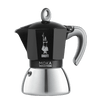 Bialetti Moka Induktion, Schwarz, Espressokocher mit Bi-Layer-Kessel