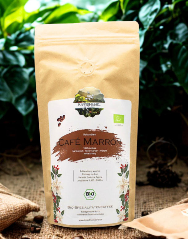 "Café Marrón" Kolumbien Bio - Kaffeehimmel Bio-Manufaktur