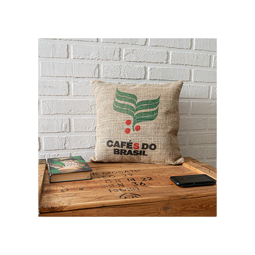 Kissen aus Kaffeesäcken - Kaffeehimmel Bio-Manufaktur