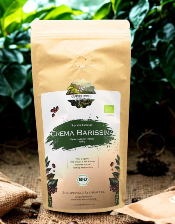 "Crema Barissima" Supreme Espresso Bio - Kaffeehimmel Bio-Manufaktur