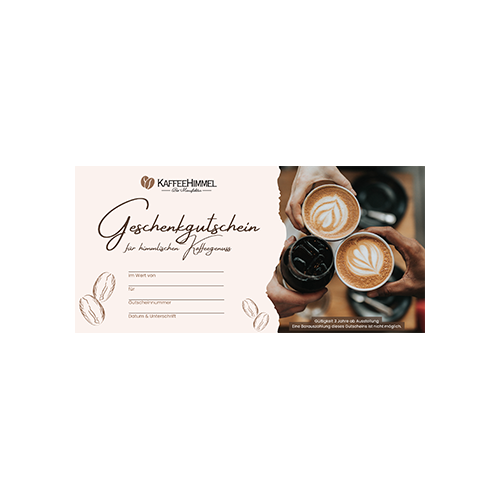 Gutschein - Kaffeehimmel Bio-Manufaktur