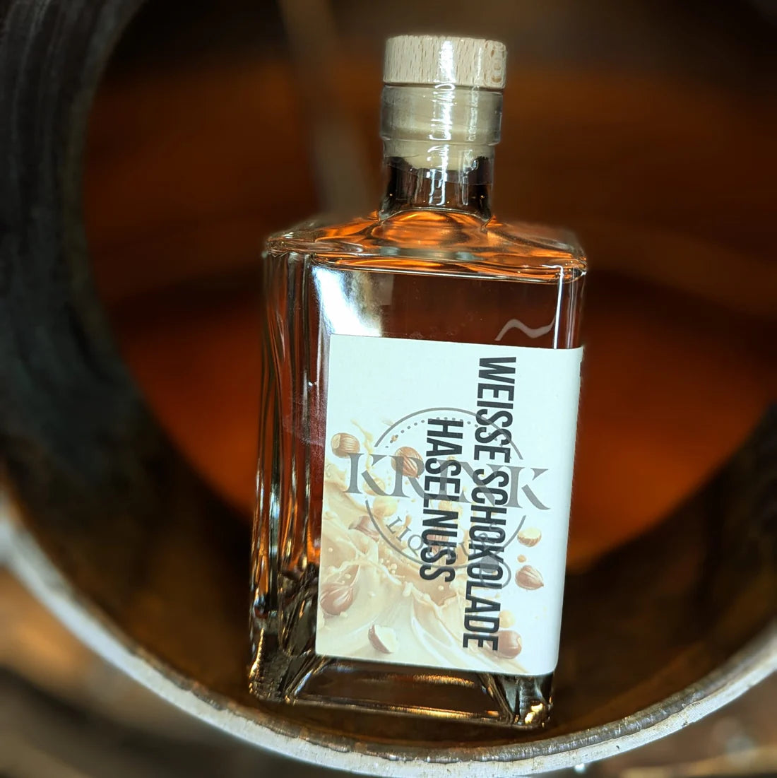Krink Weiße Schokolade Haselnuss Likör 0,5L - Kaffeehimmel Bio-Manufaktur
