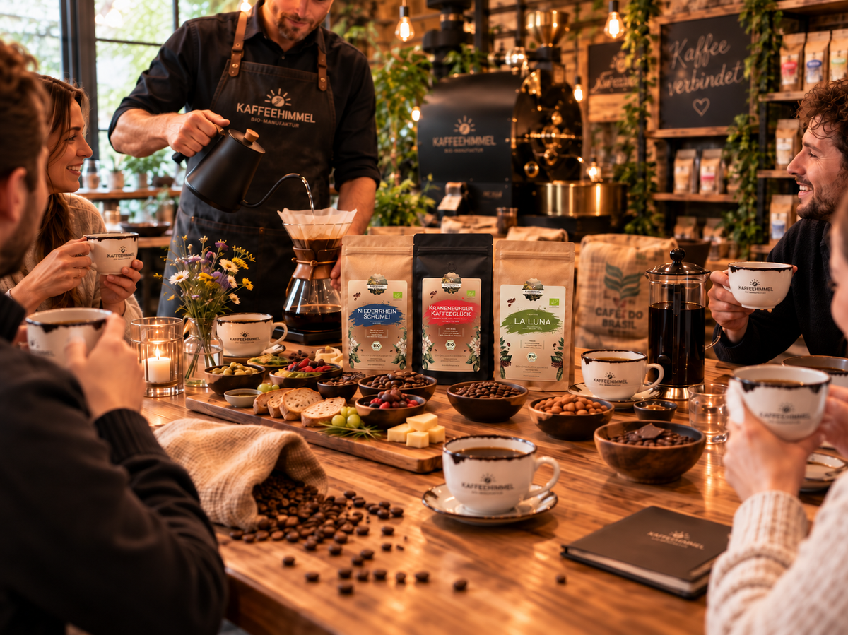 Kaffee-Tasting - Ein Ausflug in den KaffeeHimmel - Kaffeehimmel Bio-Manufaktur