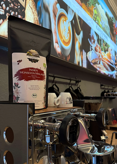 "Indien Monsoon Malabar" Sonderedition Bio - Kaffeehimmel Bio-Manufaktur