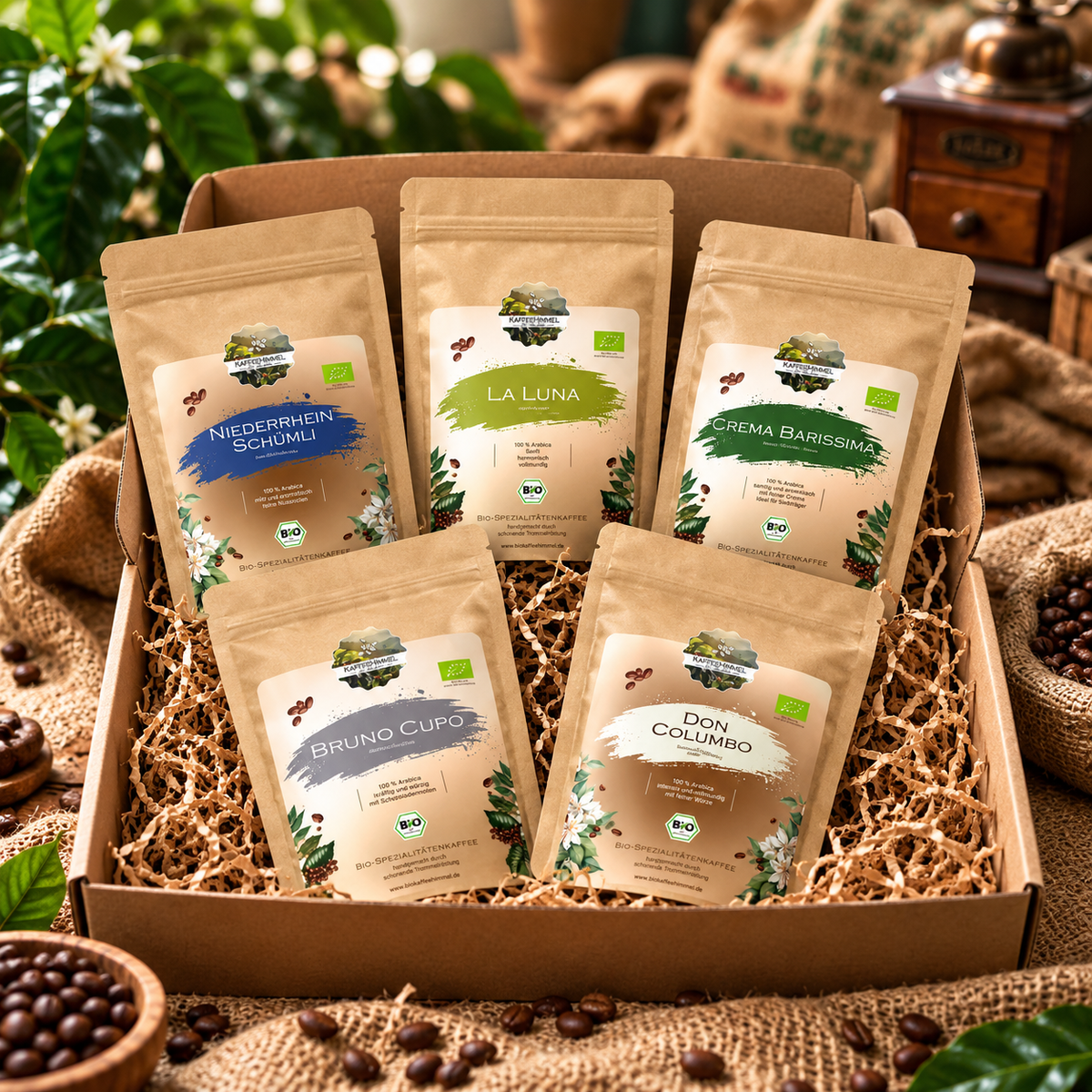 Probierset "Siebträger" Bio - Kaffeehimmel Bio-Manufaktur