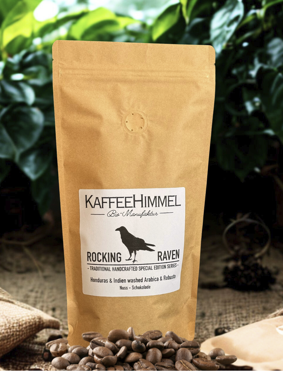 "Rocking Raven" Sonderedition Bio - Kaffeehimmel Bio-Manufaktur