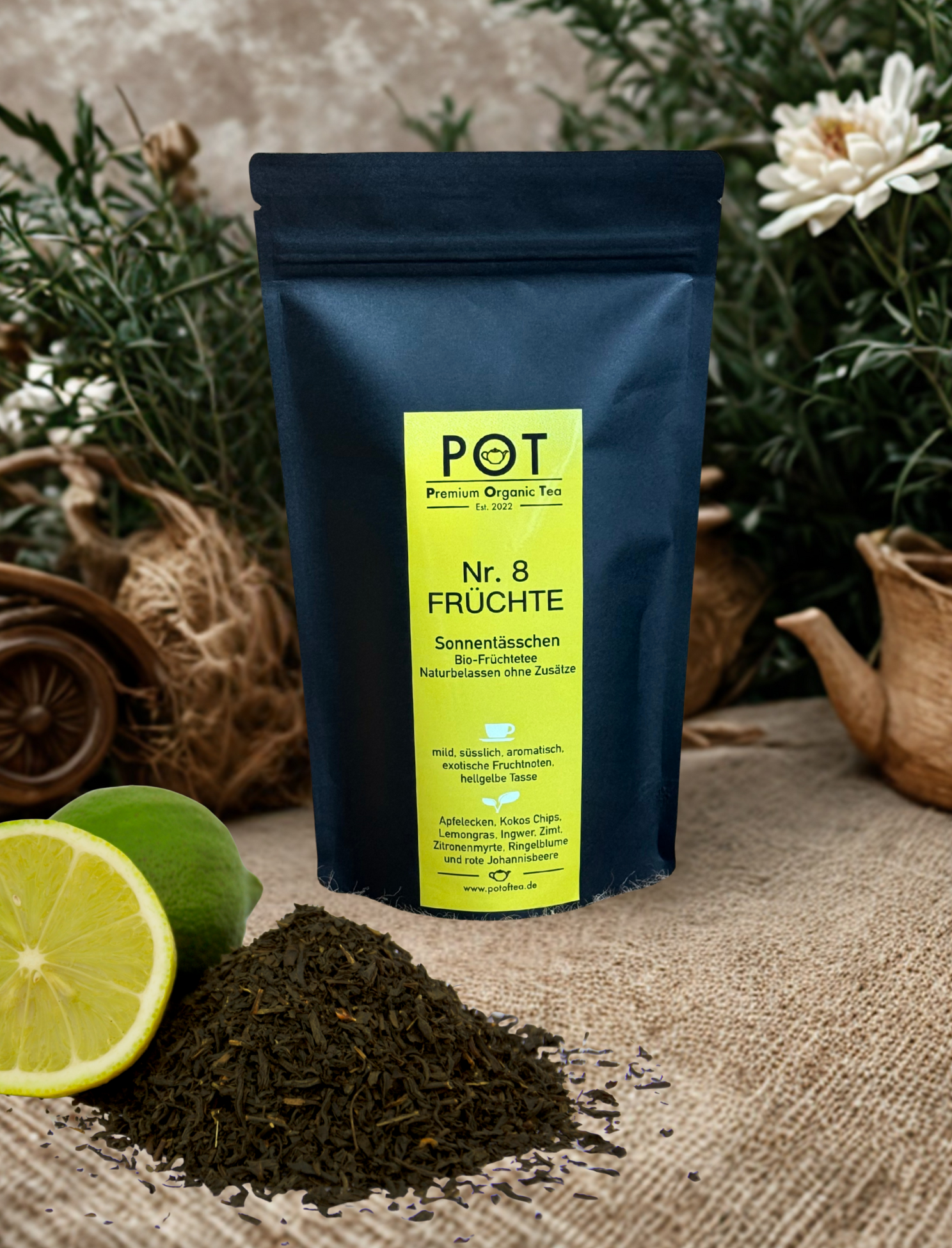 Sonnentässchen Bio-Früchtetee naturbelassen ohne Zusätze