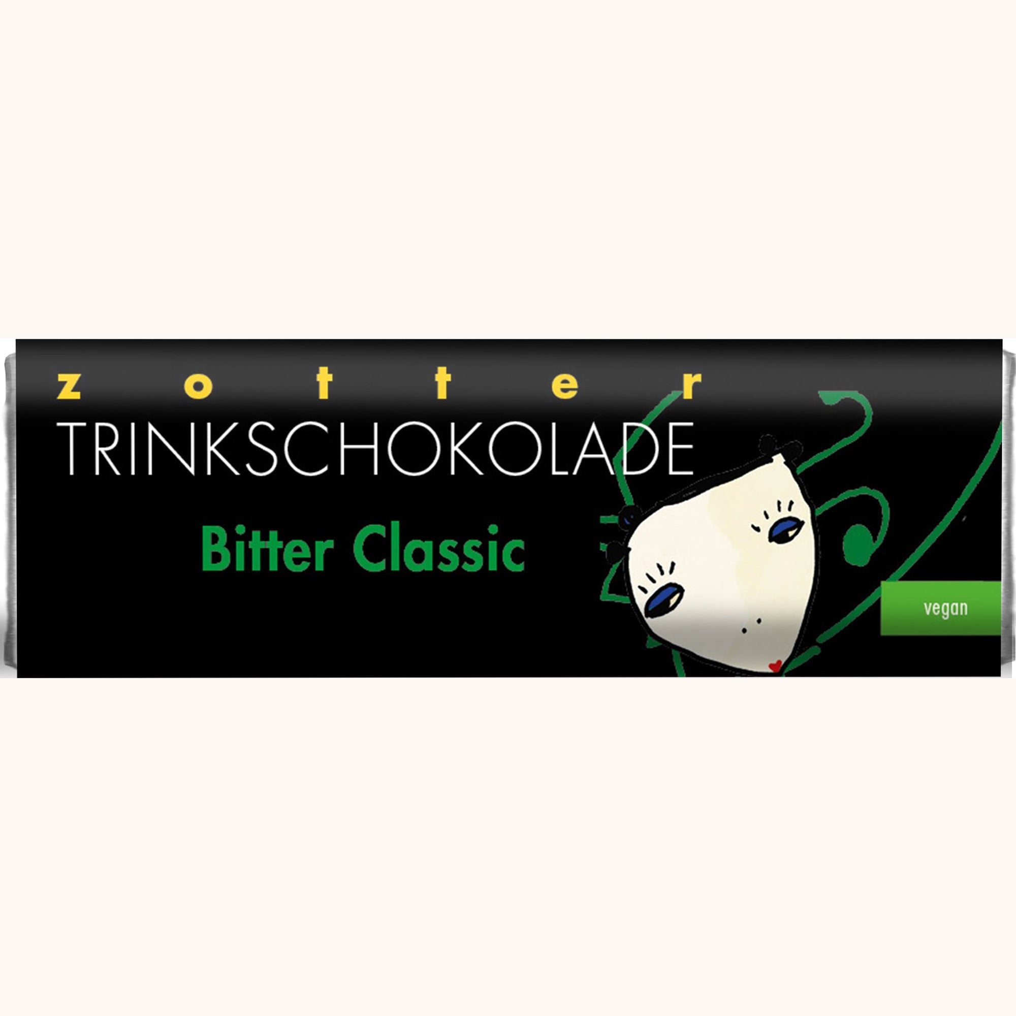 Zotter "Bitter Classic" Trinkschokolade Bio