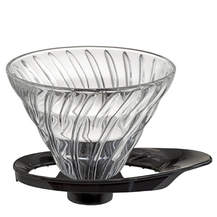 Hario "Dripper V60 - black" - Glas