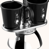 Bialetti Mini Express Induktion Set, Espressokocher + 2 Becher