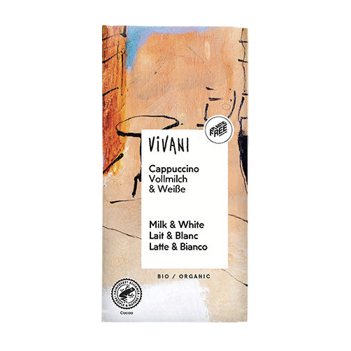 Vivani "Cappuccino" Vollmilch Schokolade - Kaffeehimmel Bio-Manufaktur