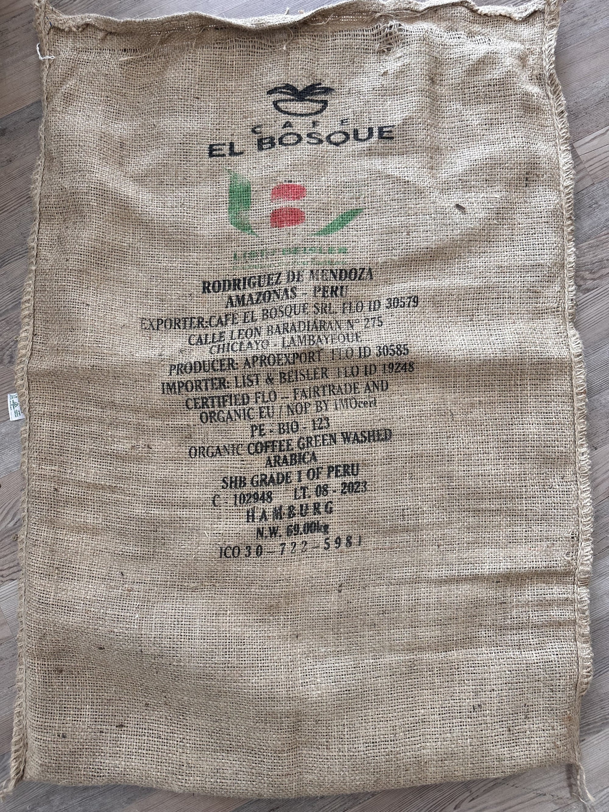 Kaffeesack gebraucht - Kaffeehimmel Bio-Manufaktur