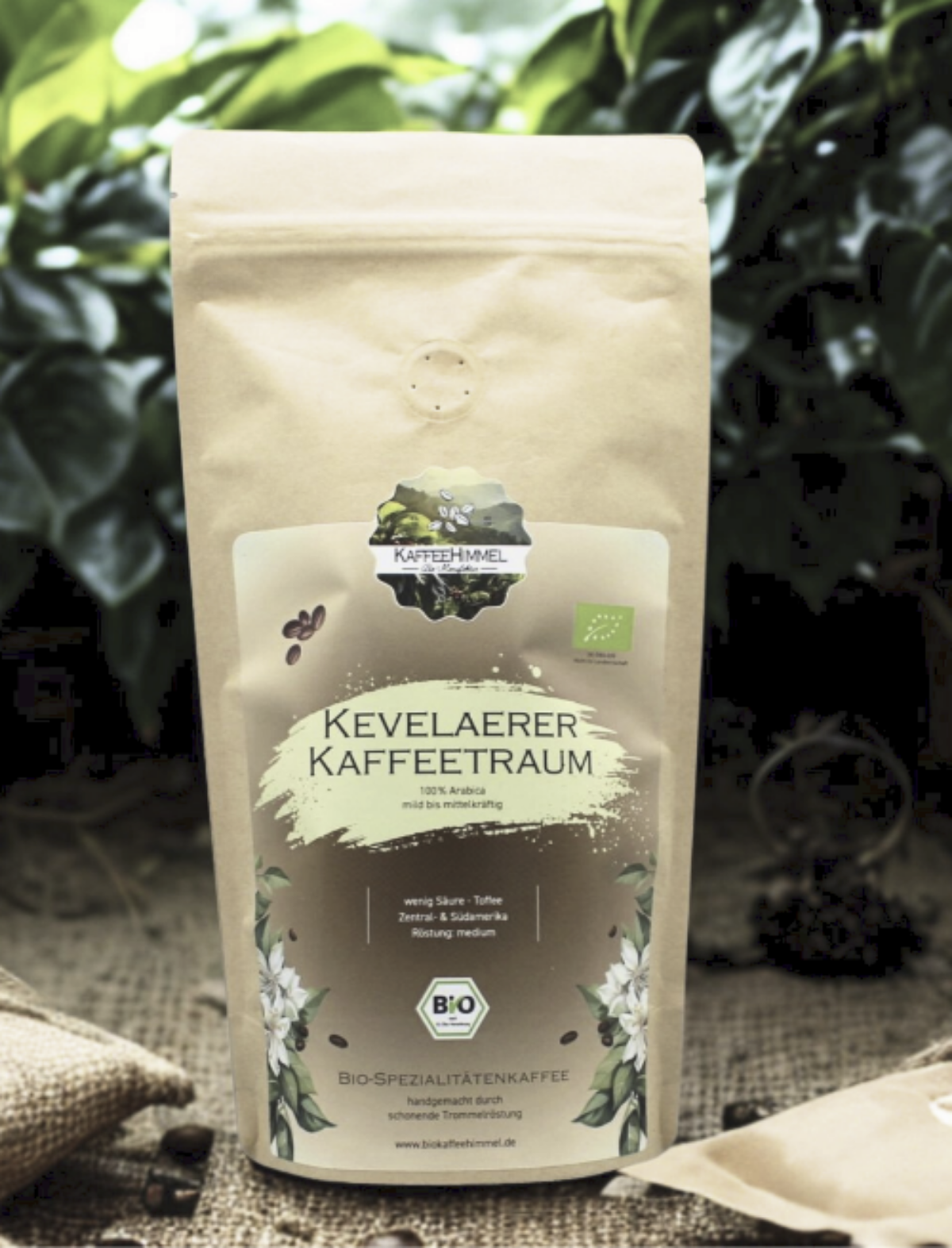 Kevelaerer Kaffeetraum Bio-Kaffee Bio-Kaffeeroesterei Kaffeehimmel saeurearm Filter Vollautomat