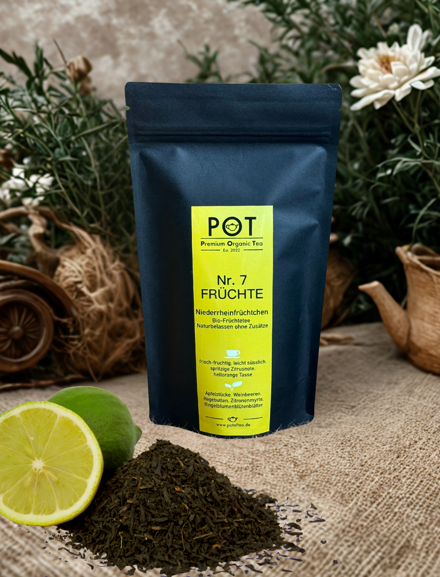 Niederrheinfrüchtchen Bio-Tee naturbelassen ohne Zusätze