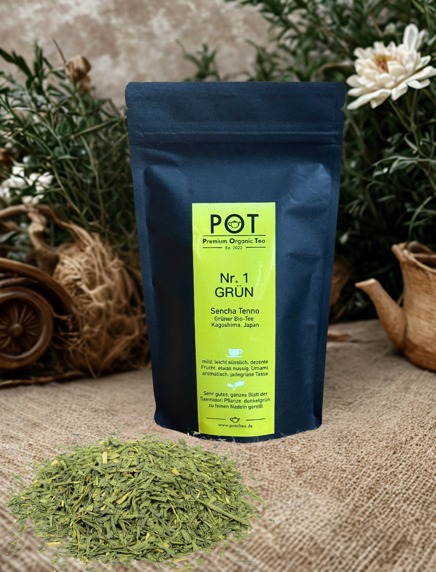 Sencha Tenno Grüner Bio-Tee aus Japan