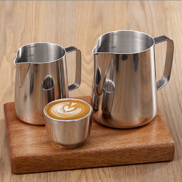 KaffeeHimmel Milchkännchen Edelstahl - Kaffeehimmel Bio-Manufaktur