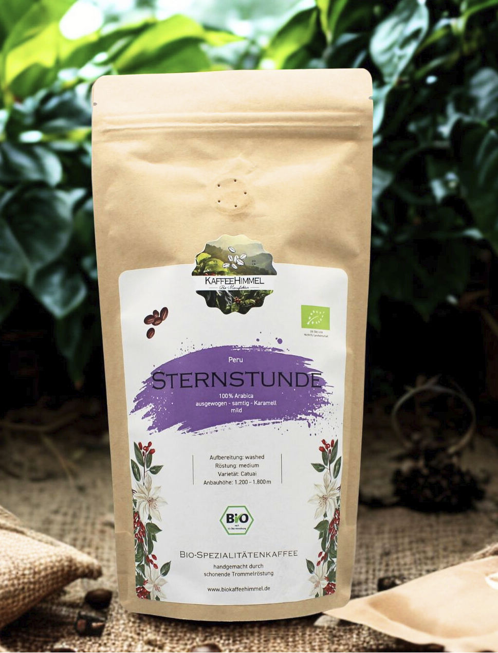 Sternstunde Bio-Kaffee von Bio-Kaffeeroesterei Kaffeehimmel Vollautomat