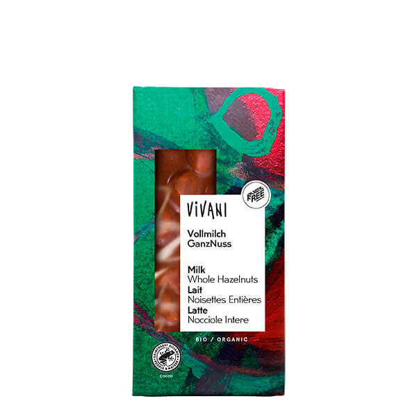 Vivani "GanzNuss" Vollmilch Schokolade - Kaffeehimmel Bio-Manufaktur